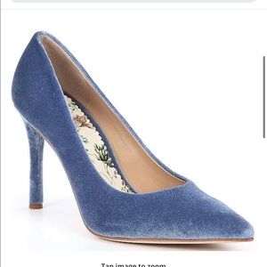 Antonio Melani Blue Velvet Pumps